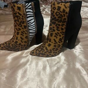 Booties Animal Print